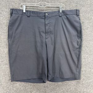 Slazenger Shorts Men 42 Gray High Rise Bermuda Flat Front Pockets Regular Fit